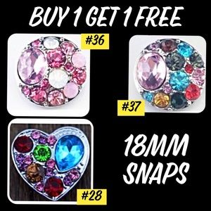 BOGO Snaps fit most brands of 18mm Snap Jewelry
